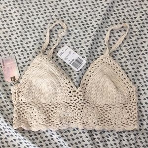 🍕 Crocheted Bralette Sz S